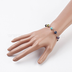 Bracciali in pietra mista naturale e sintetica&nbsp;BJEW-JB03604