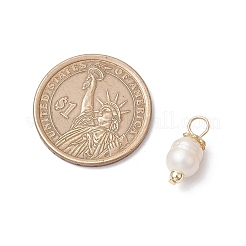 Подвески из натурального культивированного пресноводного жемчуга и риса&nbsp;PALLOY-JF03919-02