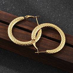 201 серьги-кольца из нержавеющей стали EJEW-P304-10G