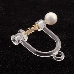 Фурнитура для сережек-клипс из нержавеющей стали 304 STAS-B014-06G