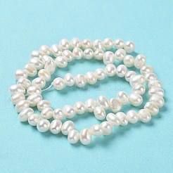 Нити из натурального культивированного пресноводного жемчуга PEAR-J007-86