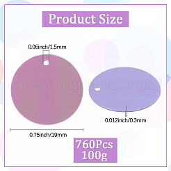 PVC-Pailletten-Anhänger&nbsp;KY-CY0001-18