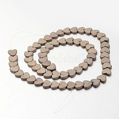 Electroplate non magnetici ematite sintetico fili di perline&nbsp;G-F300-23D-F06