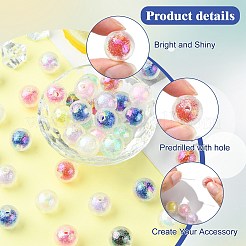 50 шт. Прозрачные акриловые бусины&nbsp;OACR-CJ0001-37