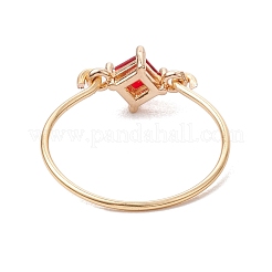 3 шт. 3-х цветные прозрачные стеклянные кольца для пальцев RJEW-JR00871