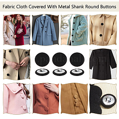 20 шт. ткань с алюминиевыми пуговицами на основе&nbsp;BUTT-NB0001-77D