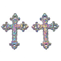 Большие подвески из сплава цвета радуги PALLOY-N156-174-NR