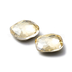 K9 cabochon in strass di vetro&nbsp;RGLA-P035-03B-M