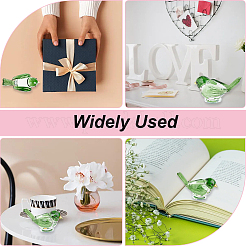 Стеклянная демонстрационная скульптура для птиц&nbsp;AJEW-WH20019-58C