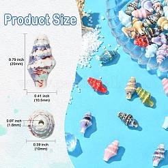 40 Uds. Cuentas de porcelana hechas a mano de 10 colores&nbsp;PORC-CJ0001-42