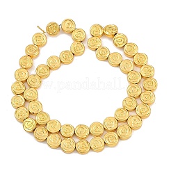 Гальванические нити из синтетических немагнитных гематитовых бусин&nbsp;G-C156-07G