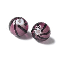 Ручной прозрачные бусины бусины BLOW-D300-08C