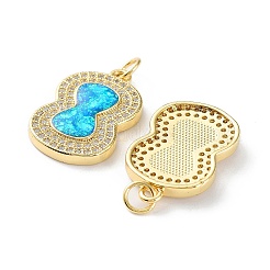 Стойки обшивки латунь микро проложить Циркон подвеску&nbsp;KK-C041-22G