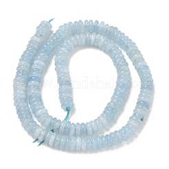 Teñidos naturales blancas abalorios de jade hebras&nbsp;GG-CBAC08A-A01-07