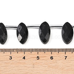 Натуральный черный турмалин бисер нитей&nbsp;G-P607-A03-01