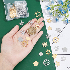 84 шт. 14-х стильный кулон из нержавеющей стали 201&nbsp;STAS-PH0004-28