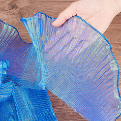 Polyester-Organza mit gekräuseltem&nbsp;OCOR-WH0070-15B