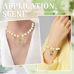 16шт 4 стиля подвески из сплава с эмалью&nbsp;FIND-SC0019-89