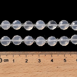 Натуральный белый агат бисер нитей G-B153-B02