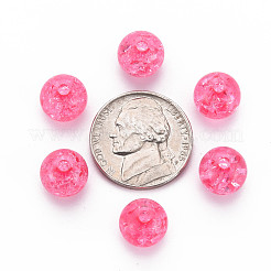 Прозрачных бусин акриловые треск&nbsp;MACR-S373-66C-N09