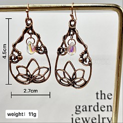 Серьги-подвески из сплава и смолы в богемном стиле FS-WG7E92D-01