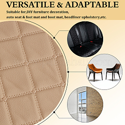 PVC-Leder mit Schaumstoffgewebe&nbsp;DIY-WH0671-391A