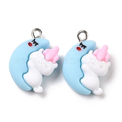 Подвески из непрозрачной смолы RESI-G032-G02