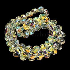 Гальванизируйте прозрачное стекло бисер нитей&nbsp;EGLA-B012-AB02