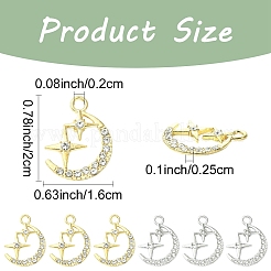 Подвески из цинкового сплава&nbsp;FIND-YW0009-31G