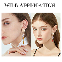 30 шт. латунные серьги-гвоздики&nbsp;KK-DC0001-41