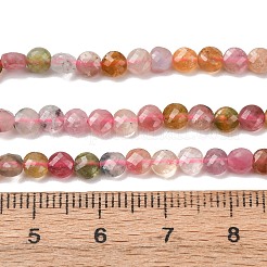 Fili di perle di tormalina multicolore naturale&nbsp;G-D110-F02-03