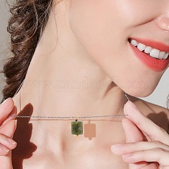 24 шт. 3-х цветные подвески из натурального нефрита&nbsp;G-AR0006-18