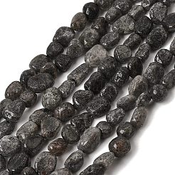 Perles de quartz rutile noir naturel en brins&nbsp;GG-CBAC13F-A02-02