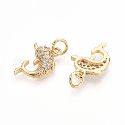 Латунные микро проложить кубического циркония подвески KK-T070-78G