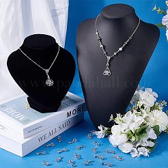 30 шт. филигранный держатель для подвески из латуни с покрытием KK-SP0002-02