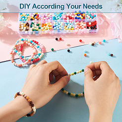 560шт 14 цвета непрозрачные акриловые бусины&nbsp;SACR-TA0001-47