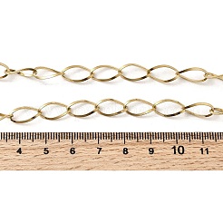 Ожерелья-цепочки из нержавеющей стали 304 с каплевидными звеньями для женщин и мужчин NJEW-A058-02G