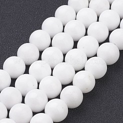 Естественно Mashan нефрита круглые бусины нити&nbsp;G-D263-10mm-XS01