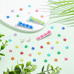 300 шт. двухцветные непрозрачные акриловые кабошоны PACR-PH0001-05