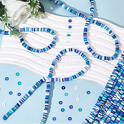 15 нить бусин ручной работы из полимерной глины&nbsp;CLAY-PA0001-07C