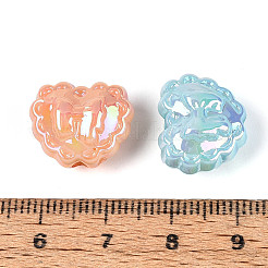 УФ-покрытие светящиеся непрозрачные акриловые бусины&nbsp;TACR-T017-91M