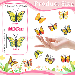 100 broche de PVC&nbsp;JEWB-UN0001-12C