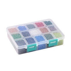 FGB 25000 шт. 15 цвета 12/0 сорта А круглые стеклянные бусины&nbsp;SEED-JP0011-02-2mm