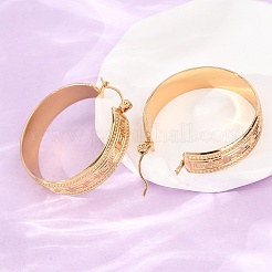 Boucles d'oreilles créoles en acier inoxydable 304 pour femmes&nbsp;SA-CBA4160-24G