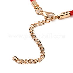 12 pz 12 colori braccialetti in poliestere&nbsp;BJEW-P340-11G