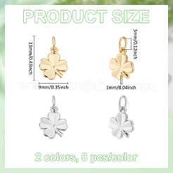 16шт 2 цвета латунные подвески&nbsp;KK-LP0001-52