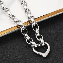 Комплекты ювелирных изделий из нержавеющей стали 304 с цепочкой Cross Rolo SJEW-A077-02P