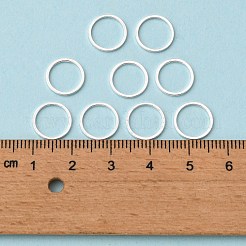 真鍮製フレームコネクター  カドミウムフリー＆鉛フリー  銀  10x0.7~1mm&nbsp;X-EC18710MM-S