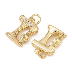 Латунные микро проложить кубического циркония подвески&nbsp;KK-G544-42G