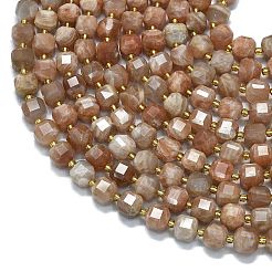 Натуральный Sunstone бисер пряди G-K389-A42-01